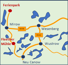 Skizze zur Anreise